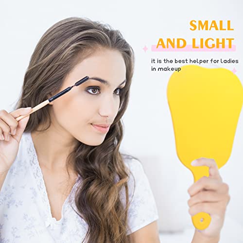 ANNWAH Cute Tooth Shaped Mirror - Handheld Makeup Mirror with Handle for Women & Kids - Lightweight & Smooth - Image 5