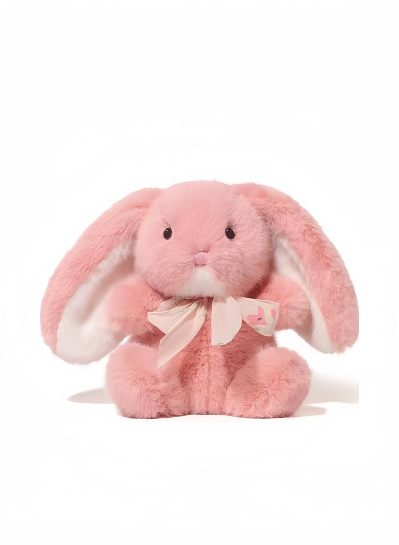Jooki Luca Little Rabbit Plush Toy Cute Little Rabbit Doll Super Soft Doll Soothing Doll Birthday Gift Female Pink - Image 1