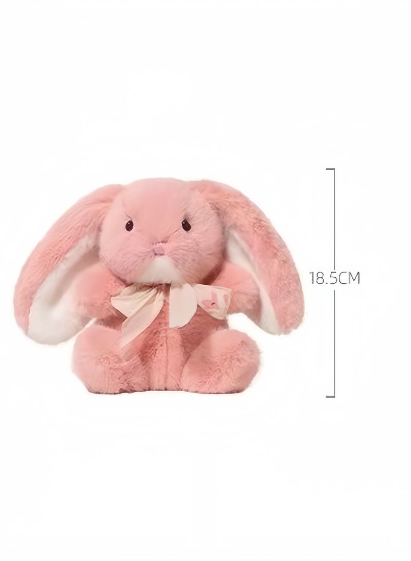 Jooki Luca Little Rabbit Plush Toy Cute Little Rabbit Doll Super Soft Doll Soothing Doll Birthday Gift Female Pink - Image 4