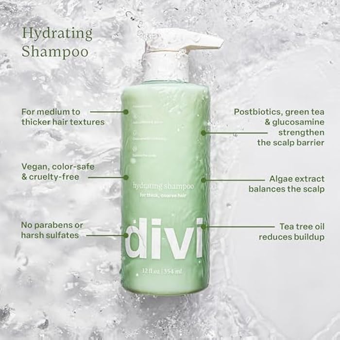 Divi Shampoo and Conditioner Set for Women and Men - Hair Care Duo for All Hair Types, Adds Volume, Lift, and Bounce, Strengthens and Nourishes Hair - Full Size, 2 x 12 Fl Oz - Image 5