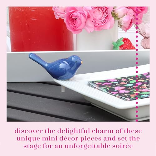 nf nora fleming Nora Fleming Bluebird of Happiness (Bluebird) A08 - Hand-Painted Ceramic Holiday Décor - Spring Minis for The Home and Office - Image 3
