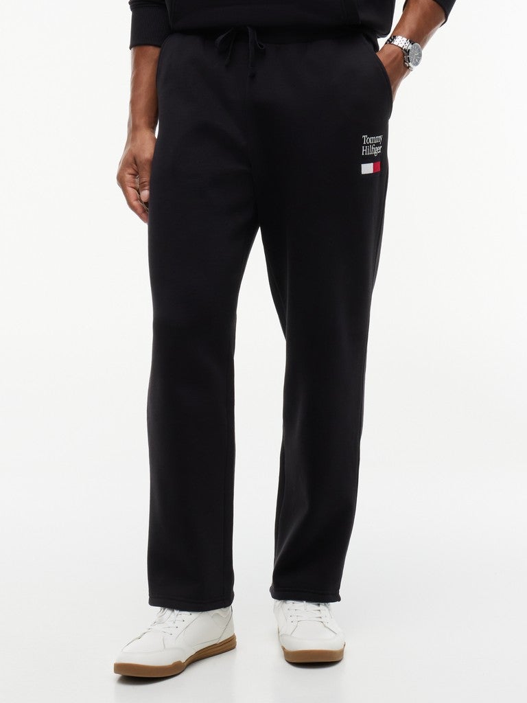 TOMMY HILFIGER Logo Embroidery Fleece Drawstring Joggers - Image 2