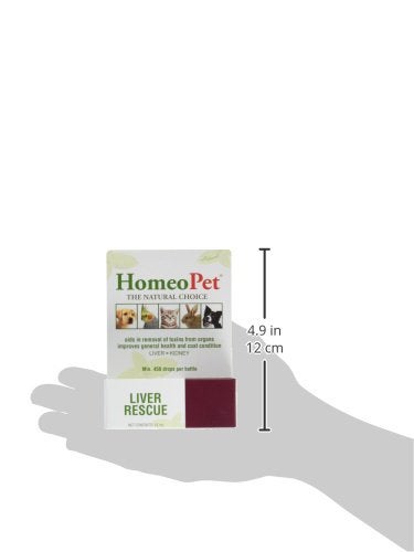 HomeoPet Liver Rescue, Safe and Natural Liver Support for Pets, Pet Supplement for Liver Support, 15 Milliliters - Image 3