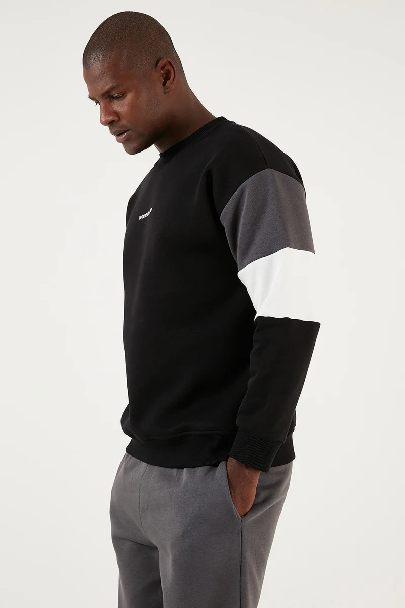 بوراتي Cotton Regular Fit Crew Neck Sweat Men's Sweat 5905298Y