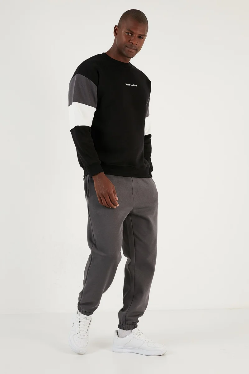 بوراتي Cotton Regular Fit Crew Neck Sweat Men's Sweat 5905298Y