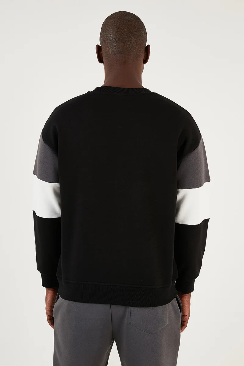 بوراتي Cotton Regular Fit Crew Neck Sweat Men's Sweat 5905298Y