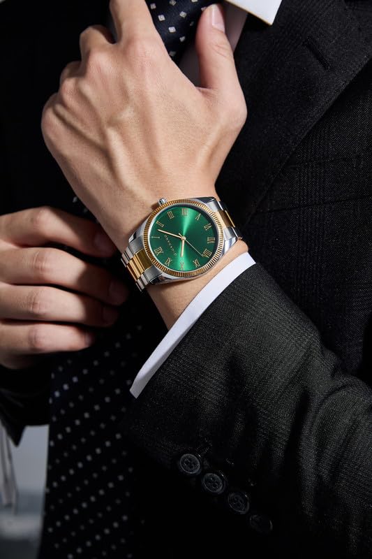 Giordano Classic Formal Analog Watch for Men with Stainless Steel Strap and Roman Numeric Indices -GZ-50112 - Image 2
