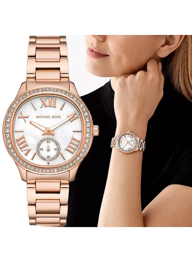 Michael Kors Women Michael Kors Women's Rose Gold Watch - Image 5