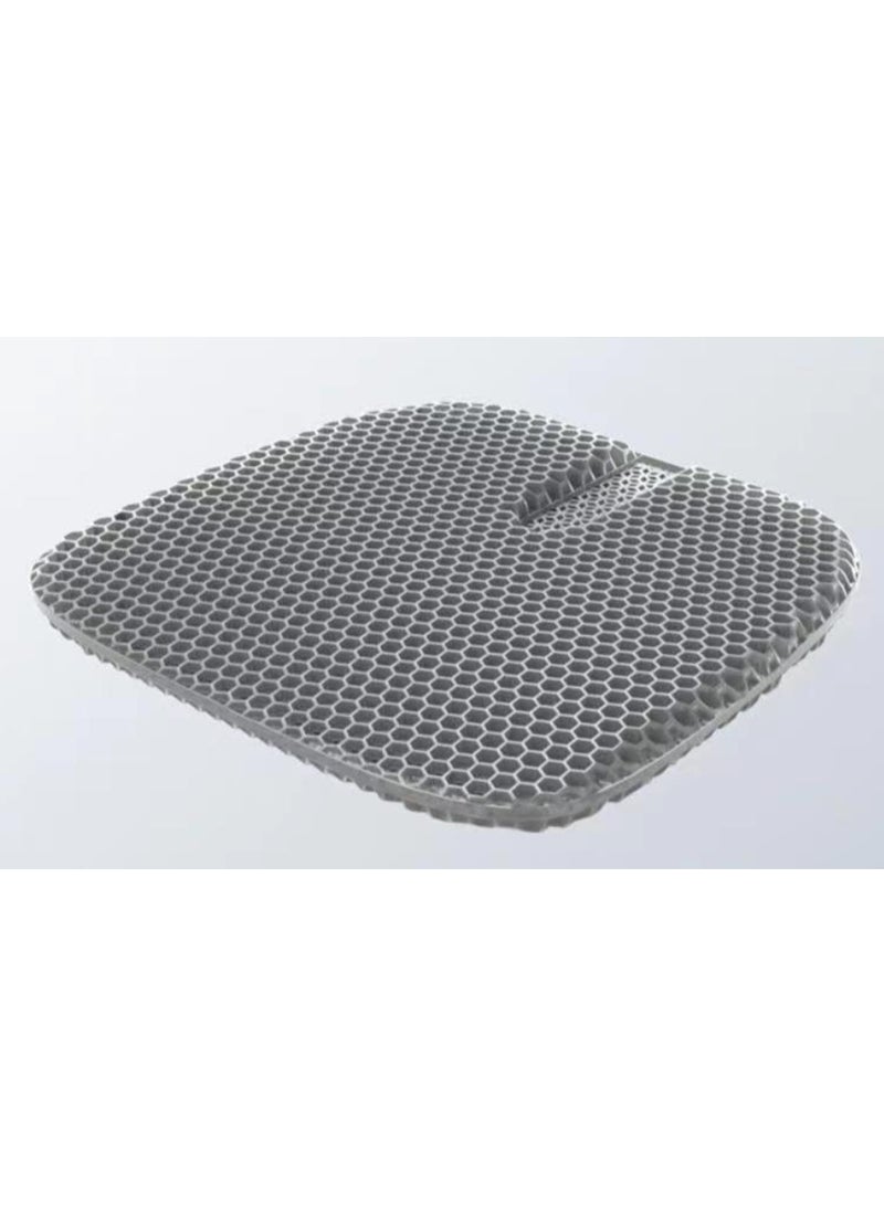 Gel Seat Cushion for Long Sitting With Black non-slip cloth cover, Breathable Car Seat Cushion, Back, Sciatica, Tailbone Pain Relief Cushion for Car, Desk Chair, Wheelchair,Office Chair - Image 2