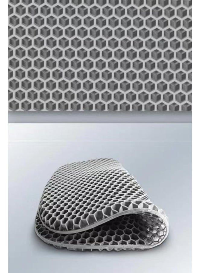 Gel Seat Cushion for Long Sitting With Black non-slip cloth cover, Breathable Car Seat Cushion, Back, Sciatica, Tailbone Pain Relief Cushion for Car, Desk Chair, Wheelchair,Office Chair - Image 3