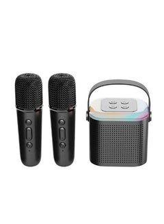 Generic Portable Bluetooth Karaoke Speaker with 2 Wireless Microphones ...