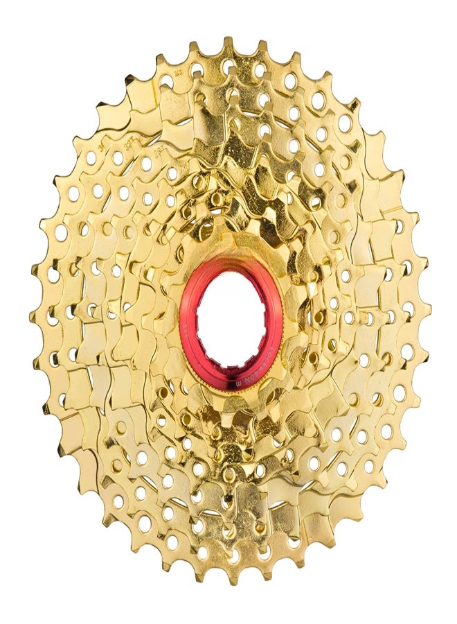 ZTTO Gold Golden MTB Bike 11-36T Cassette Sprocket Parts 9/10 Speed Optional - Image 1