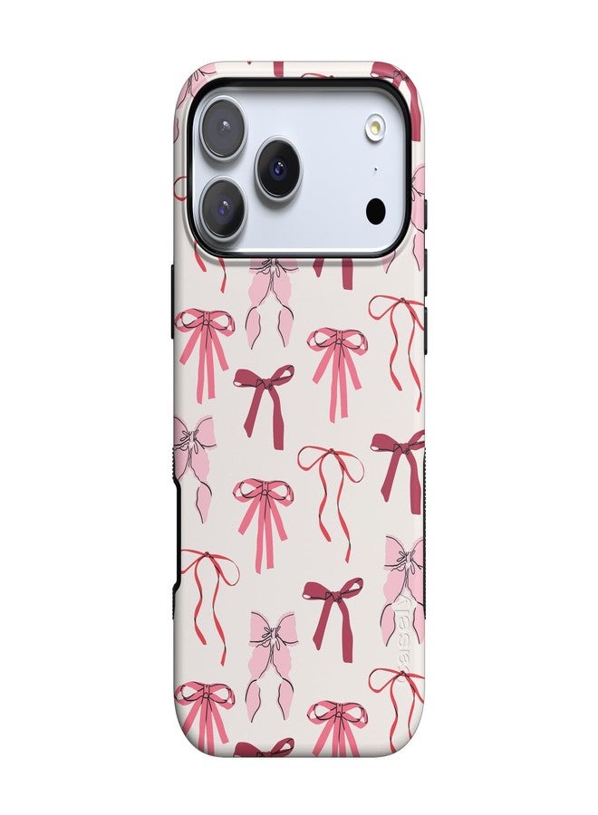 Casely iPhone 17 Pro Max Case | Lover Girlie | Pink Bows | Compatible with MagSafe | Bold Protective Design - Image 1