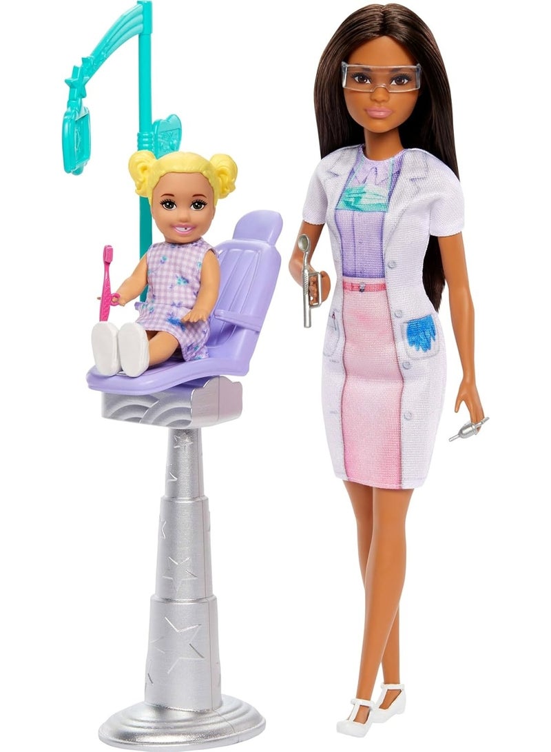 Barbie Dentist Brunette 11" Fashion Doll - Image 1