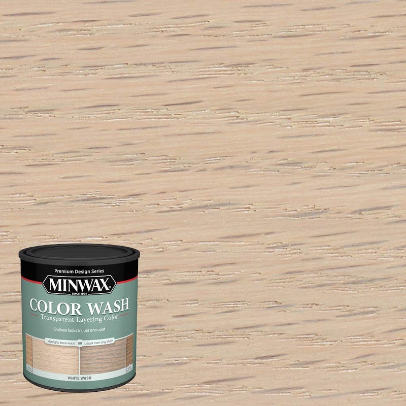 Minwax Color Wash Transparent Layering Color, White Wash Pickling Stain, 1 Quart, 618604444 - Image 2