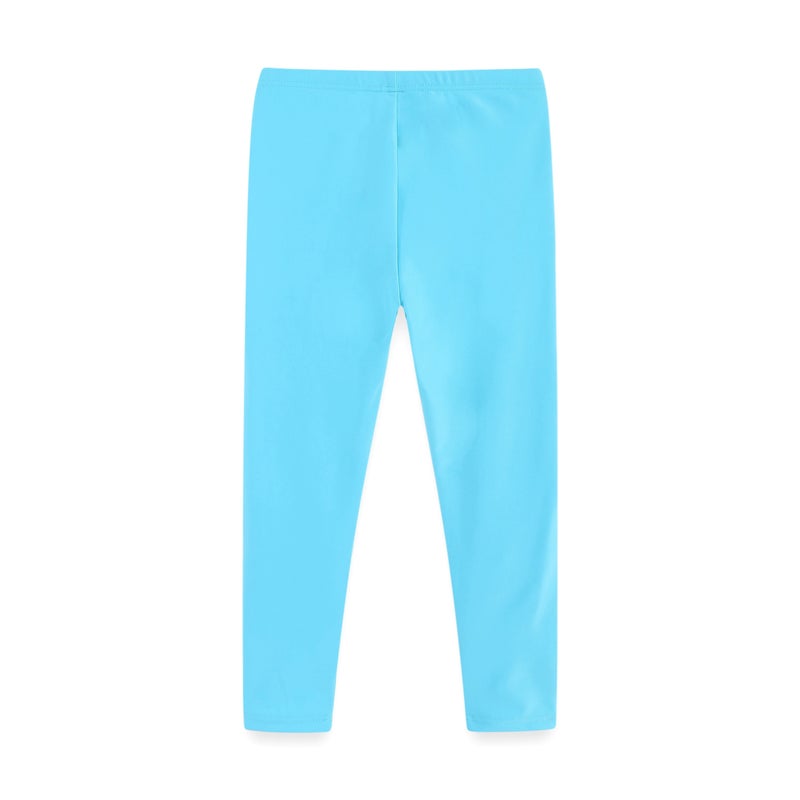 Swimming trunks export foreign trade men, women, children, sun protection, quick-drying, elastic and drawstring hot spring solid color long swimming trunks - Image 2