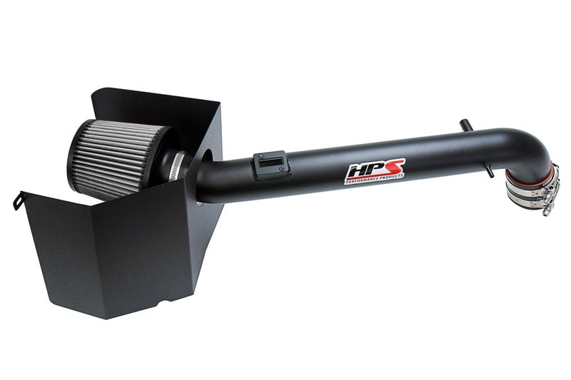 HPS Performance 827-169WB Shortram Air Intake Kit with Heat Shield Black