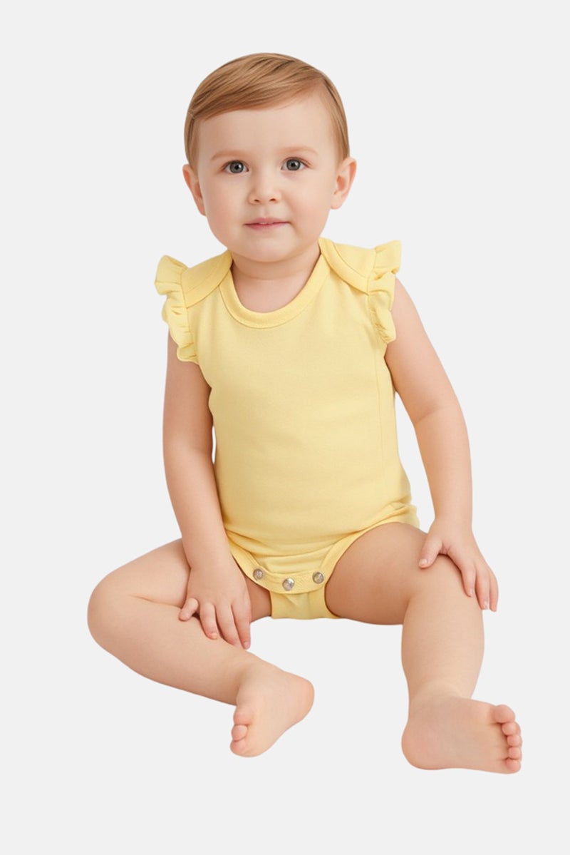 English Laundry Toddlers Girl 3 Pieces Crew Neck Graphic Print Bodysuit, Multicolor - Image 1