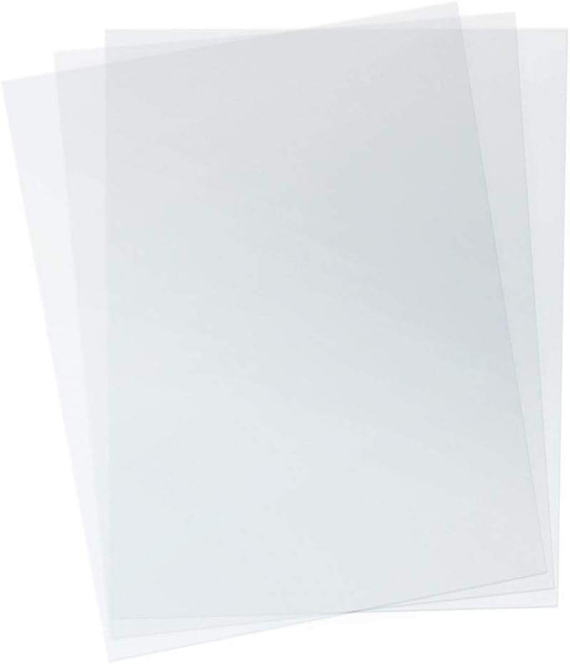 Binding Covers for Reports and Presentations - Crystal Clear PVC - 7 Mil Thick - Letter Size - 8 1/2 inch x 11 inch - Square Corners - Includes Tissue Interleaving - 100/Bx (CVR-07AST)