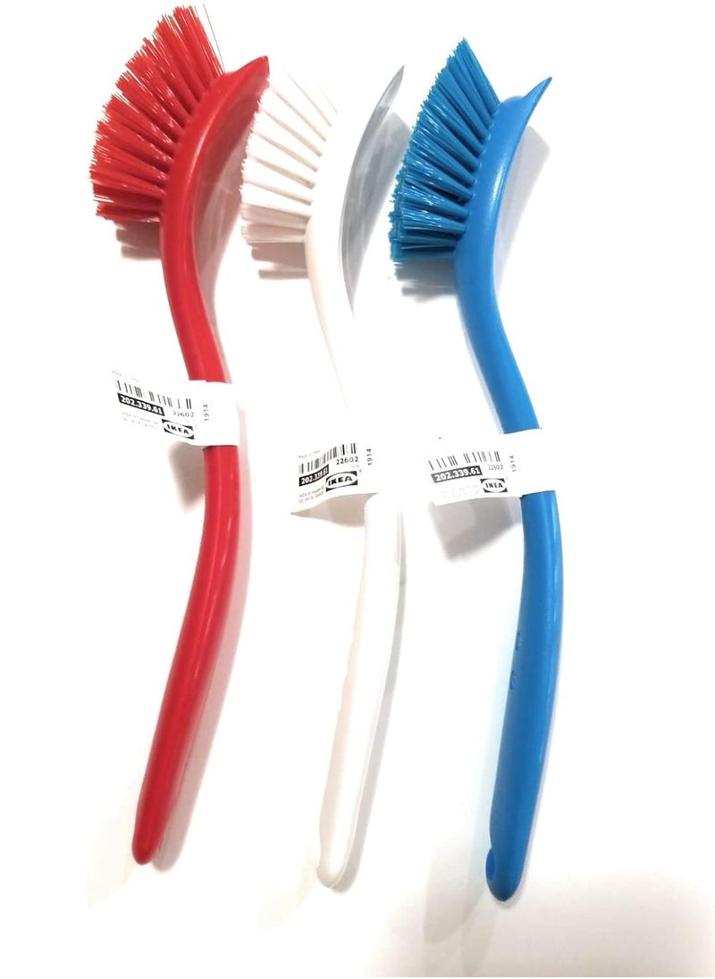 HASANAT ESSENTIALS IKEA ANTAGEN Dishwashing Cleaning Brush (Set of 3 - Assorted color)  - Image 1