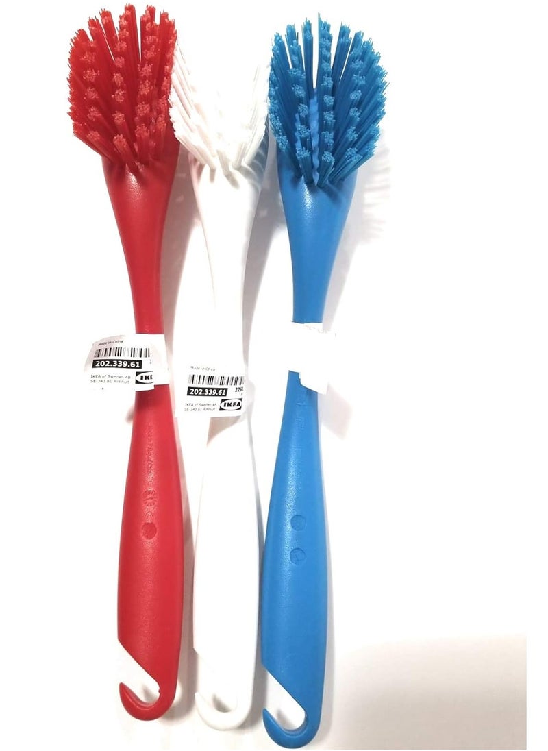 HASANAT ESSENTIALS IKEA ANTAGEN Dishwashing Cleaning Brush (Set of 3 - Assorted color)  - Image 2