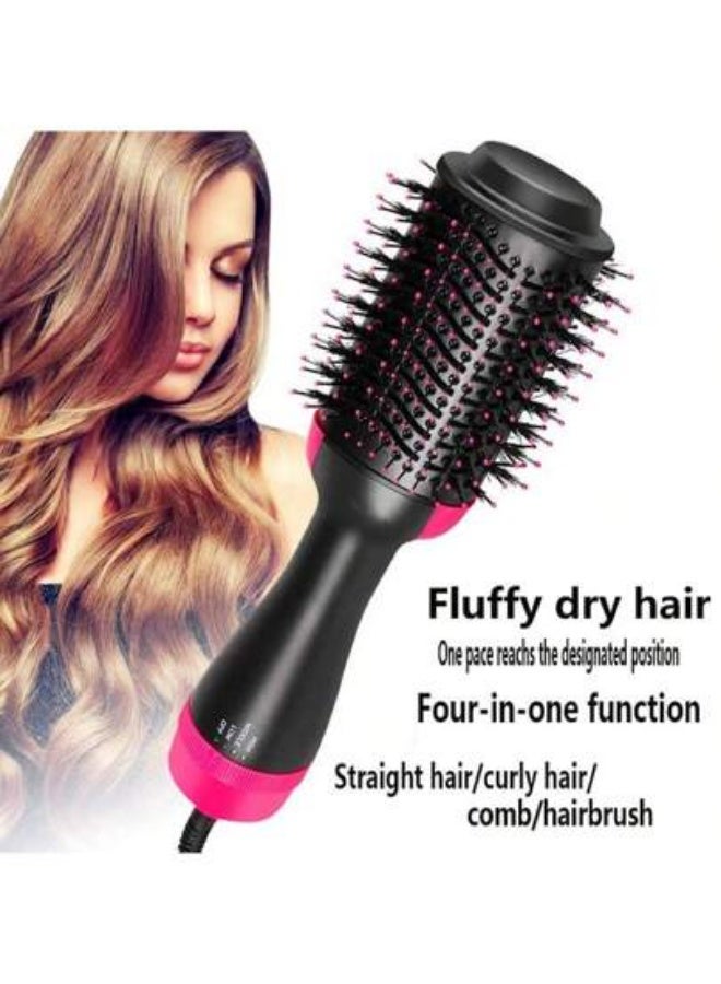 One Step 2 in 1  Hot Air Comb Hot Air Dryer Brush Styler & Volumizer Hair Straightener Curler Dry & Wet Use Hair Brush - Image 1