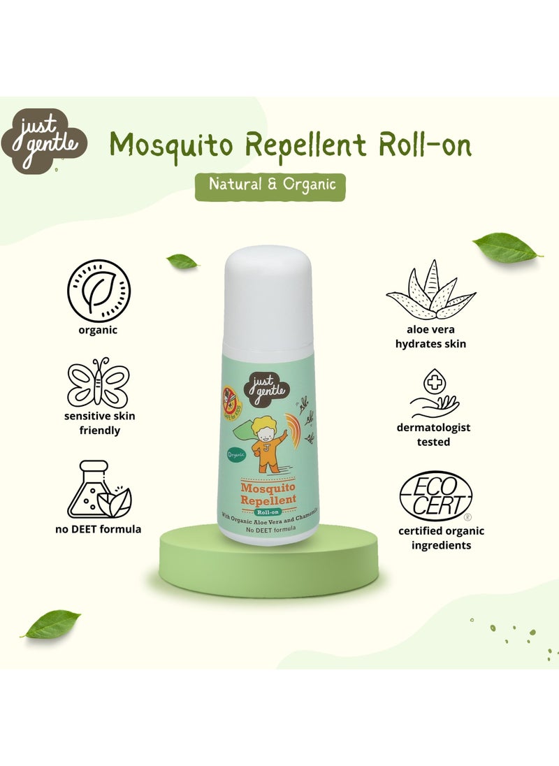 Just Gentle Just Gentle Herbal Mosquito Repellent 60ml- DEET-Free, Safe for Kids, Effective Protection with Organic Chamomile & Citrus Extracts.  - Image 4