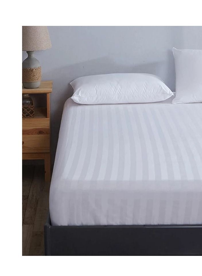 Hotel fitted sheet, size 200x 200, height 30 cm - Image 1