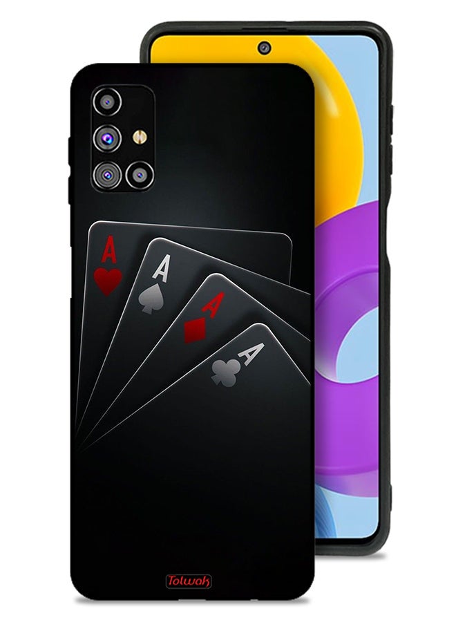 Tolwak Samsung Galaxy M31s Protective Case Cover Cards A  - Image 1