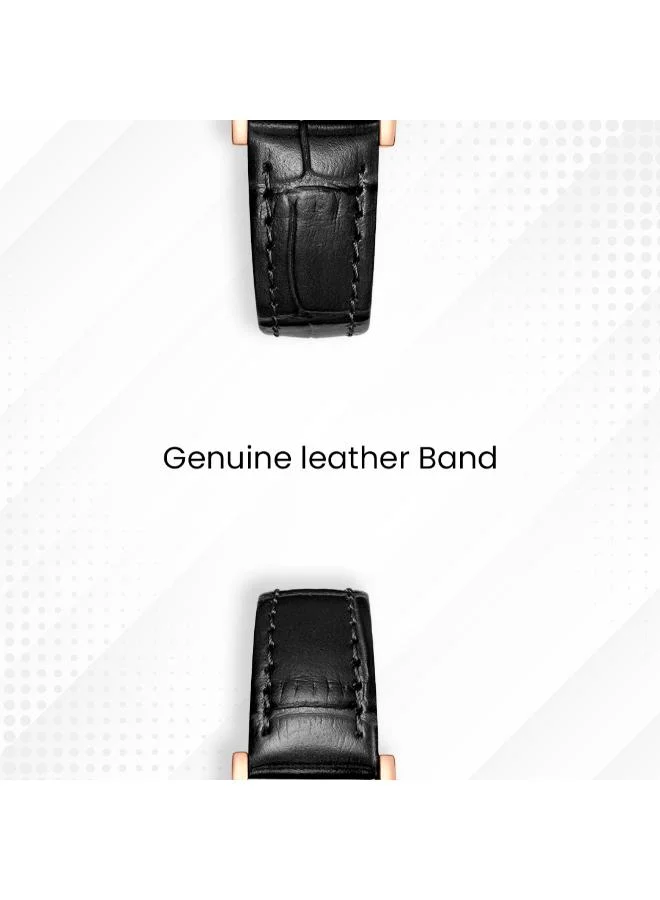 ECSTACY White Women's Genuine leather Analog Watch E25510-RLBW - 23 mm for Women | Best Price UAE