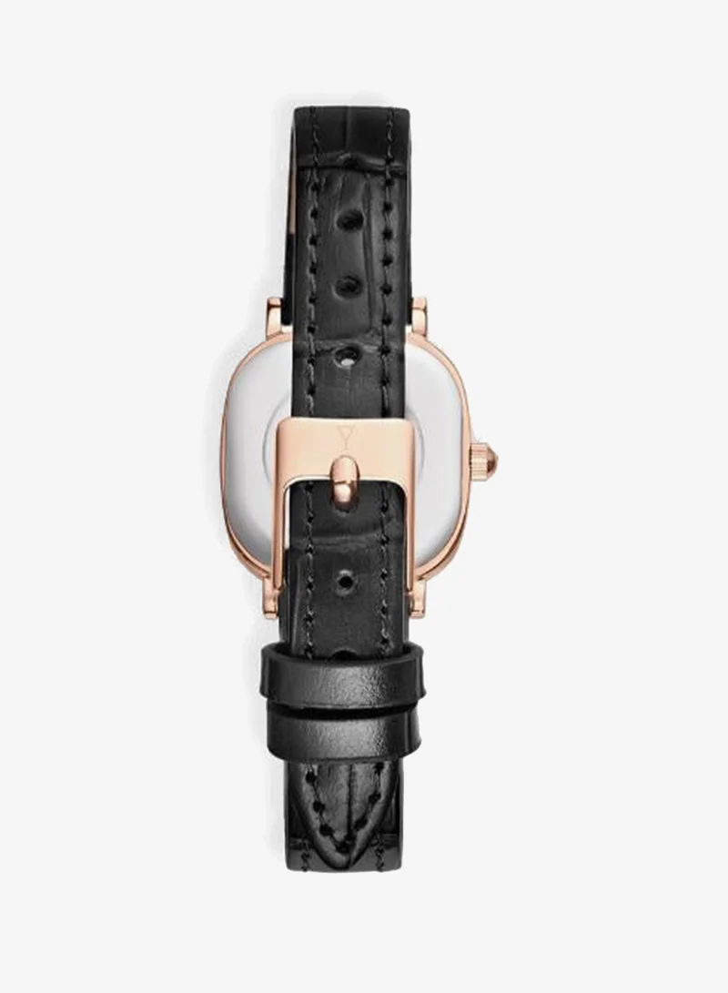 Ecstacy White Women's Genuine leather Analog Watch E25510-RLBW - 23 mm for Women | Best Price UAE