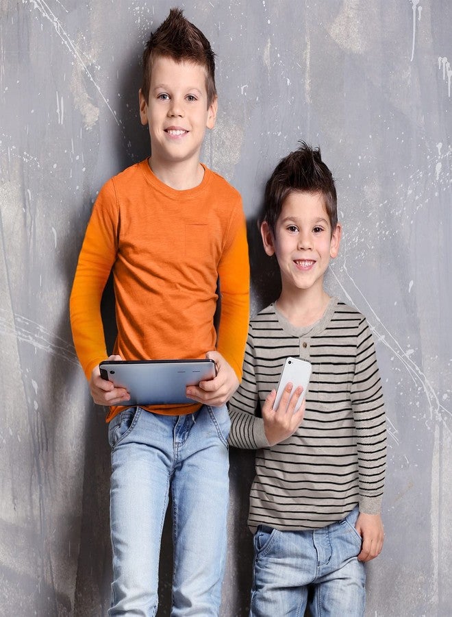 Brix Toddler Long-Sleeve Shirts - 3-Pack Henley Tee Shirts Striped Crewneck T. 2T - Image 5