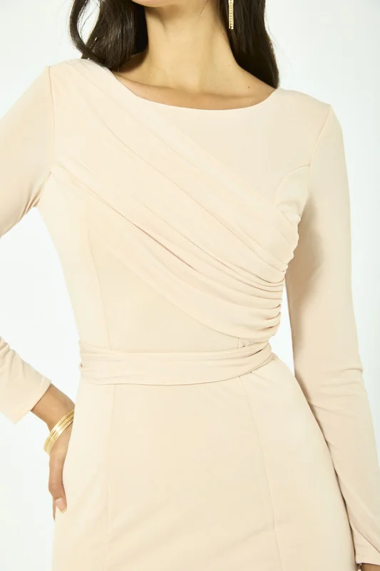 Iyra  Soft Twist Bodice Maxi Dress for Women | Best Price UAE