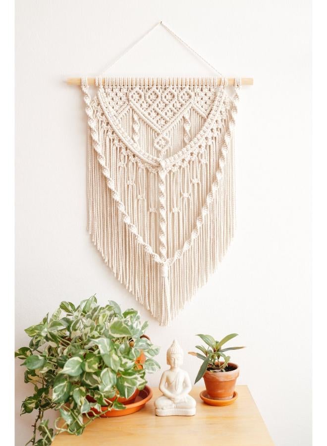 انتيكيانو مكرمية معلقة على الحائط، على الطراز البوهيمي - Image 1