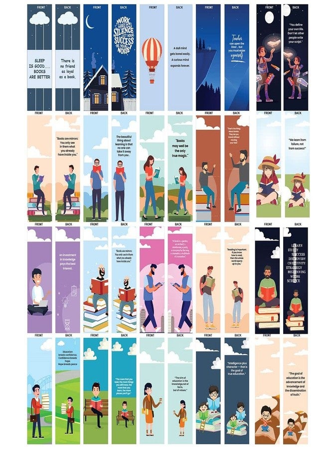 CVANU Motivational Theme Printed Bookmarks for Books_Set of 60 (15.2 x 3.8cm)_c10 - Image 2