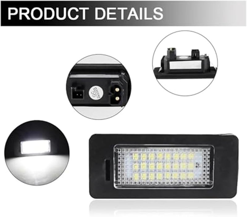 Vuzmode 2pcs LED License Plate Light for BMW - Image 4
