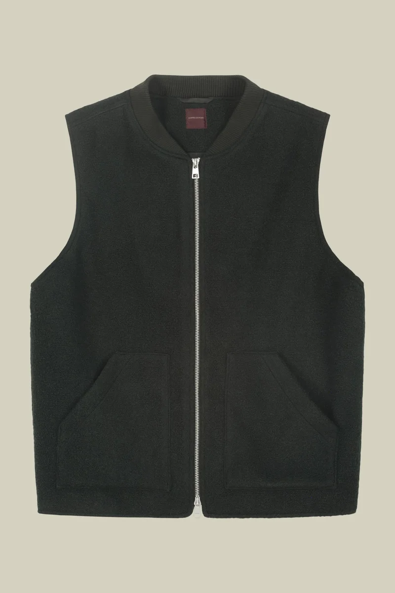 Doppelganger Sleeveless lightly padded men's jacket - Green