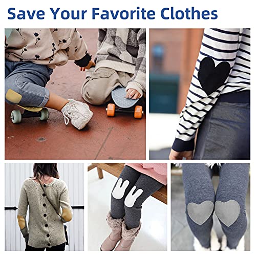 HTVRONT Iron on Patches for Clothing Repair, Multi-Color Fabric Patches Iron on for Denim Jean Repair Decorating Kit 20 Pieces Iron on Patch Size 3.7" by 4.9"(9.5 cm x 12.5 cm) - Image 4