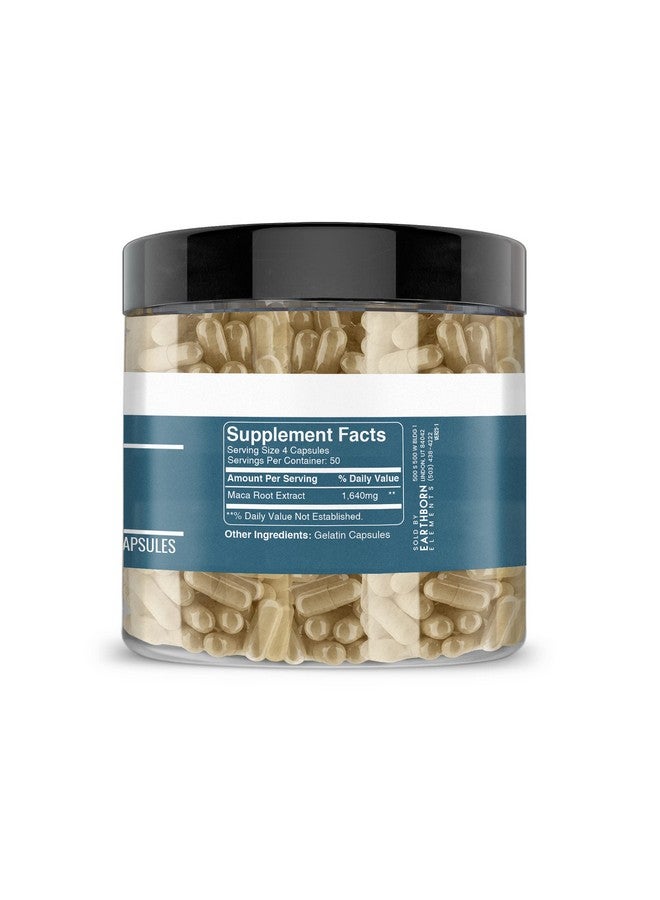 earthborn elements مستخلص جذر الماكا من إيرث بورن إليمنتس 200 كبسولة، نقي وغير مخفف، بدون إضافات - Image 4