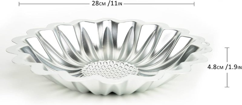 SADYFON Sunflower Shaped Flower Shaped Cake Pan Aluminum Cake Decorating Mould Birthday Wedding Anniversary Party Cake Baking Pans Tins Bakeware Tool - Image 5