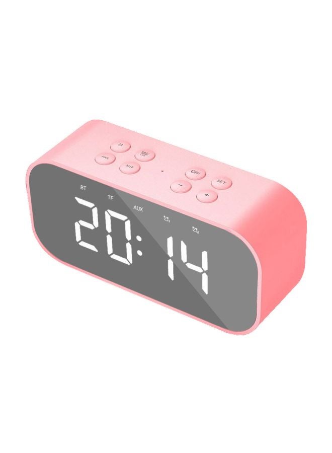 NIBEMINENT Portable Bluetooth Speaker Pink 