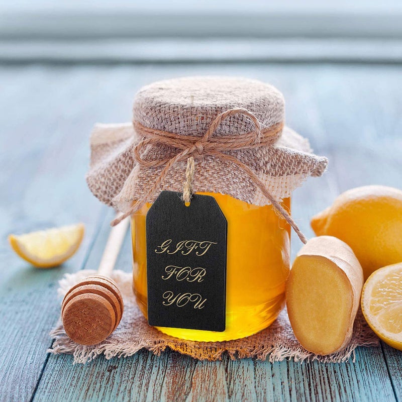 64 Pcs Decorative Bottle Labels Wedding Chalkboard Tags Multi-function Labels - Image 3