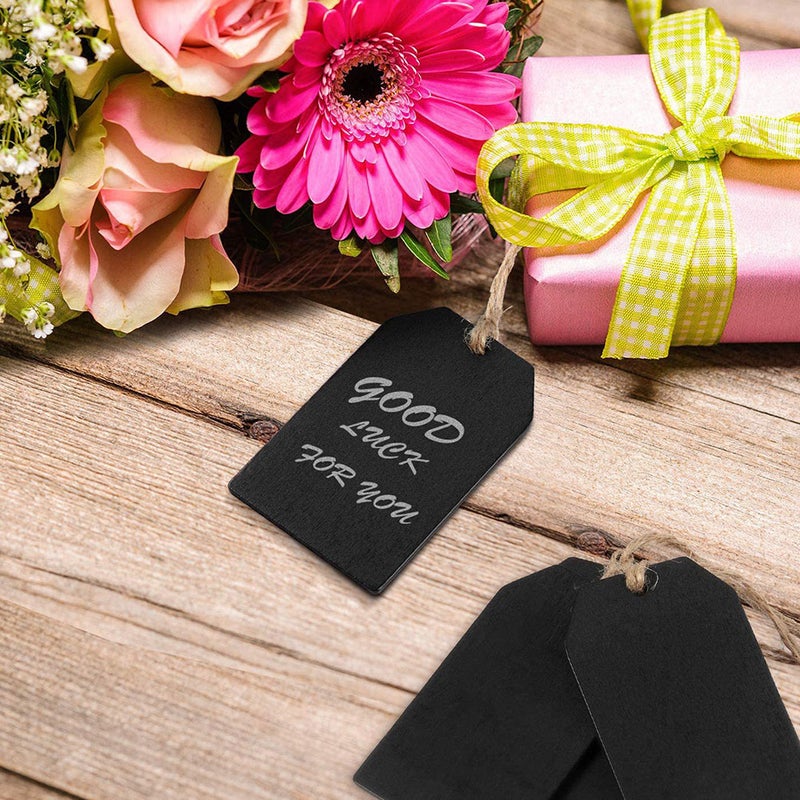 64 Pcs Decorative Bottle Labels Wedding Chalkboard Tags Multi-function Labels - Image 4