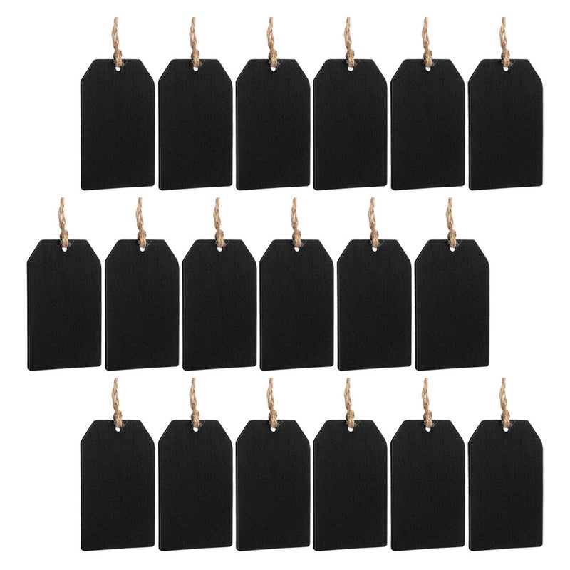 64 Pcs Decorative Bottle Labels Wedding Chalkboard Tags Multi-function Labels - Image 1