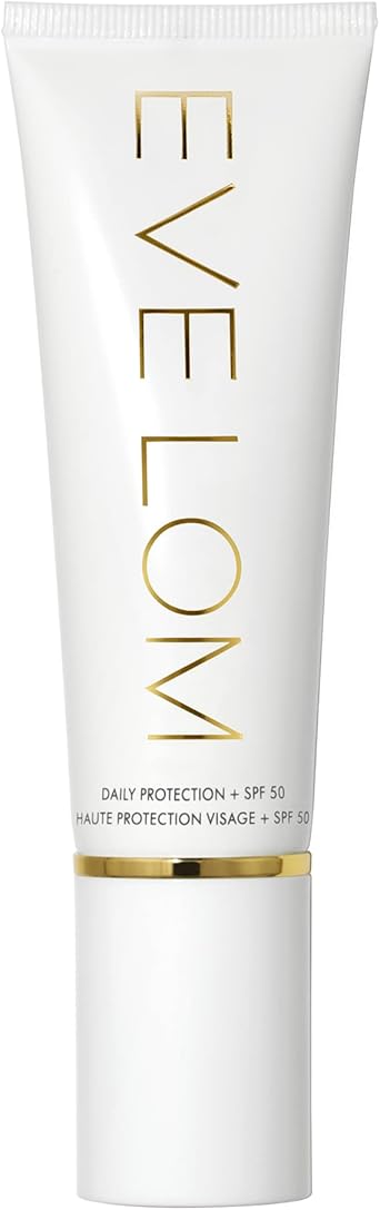 EVE LOM Daily Protection SPF 50 Facial Sunscreen Face Moisturizer Protects Repairs Hydrates Skin for 36 Hours AntioxidantRich Formula with Niacinamide Vitamin C 50ml - Image 1