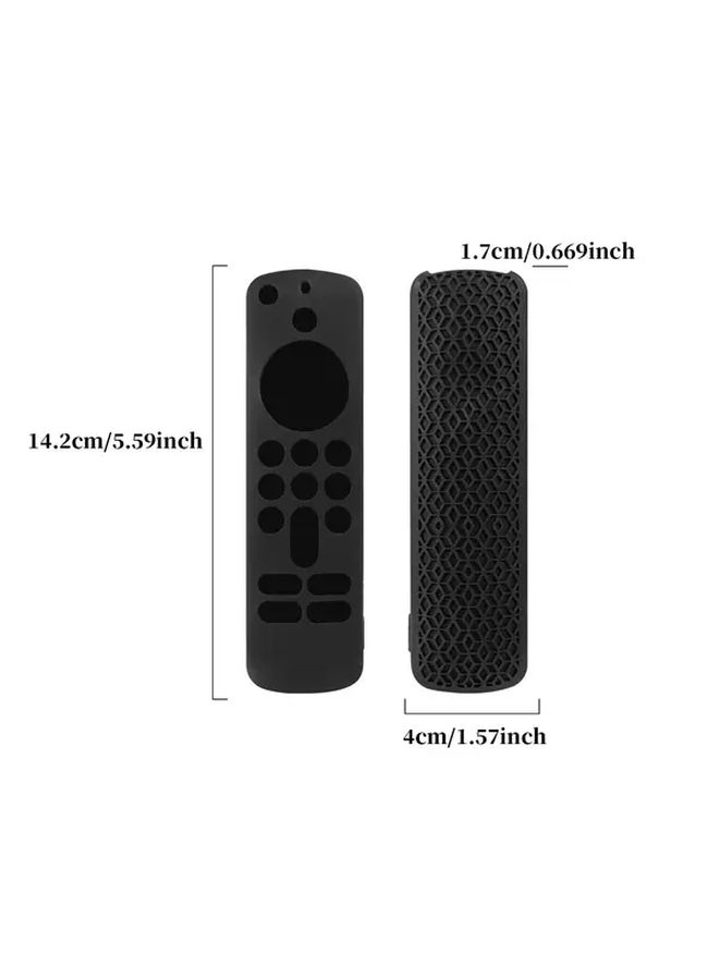 غلاف سيليكون أحمر لجهاز التحكم عن بعد Fire TV Stick 4K، غطاء حماية متين - Image 2