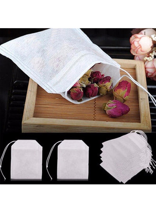 شاربدو طقم فلاتر ورقية للشاي قابلة للاستخدام لمرة واحدة من 100 قطعة أبيض 5.5x6سم - Image 3