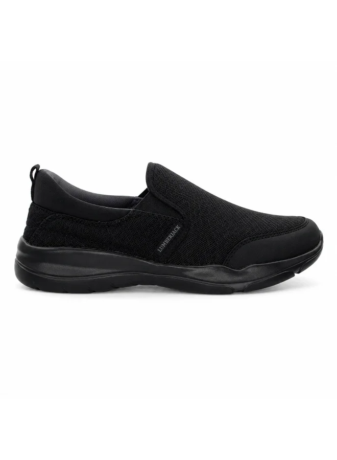 Lumberjack Lumberjack Agatha Black Men’s Slip-On Shoes – Lightweight Breathable Casual Comfort Walking Sneakers
