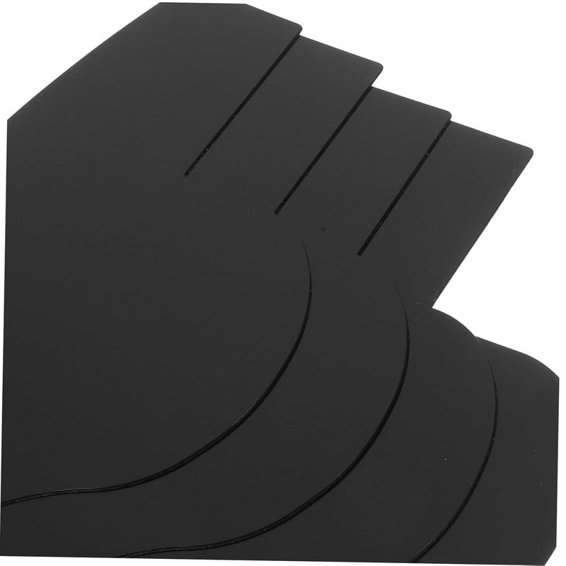 4pcs Beard Template for Men Hairline Shaper Tool Hairline Enhancing Card Beard Shaping Template - Image 3