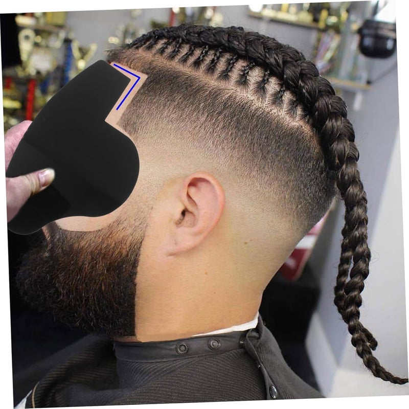 4pcs Beard Template for Men Hairline Shaper Tool Hairline Enhancing Card Beard Shaping Template - Image 5